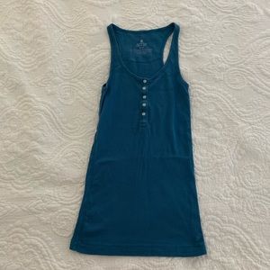 aerie button up tank top
